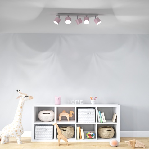 Lampa sufitowa DIXIE PINK 5xGX53