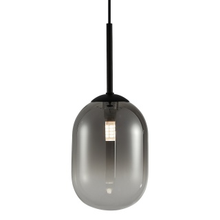 Lampa wisząca ALIAS - zwis 1xG9 czarna 12 cm Milagro