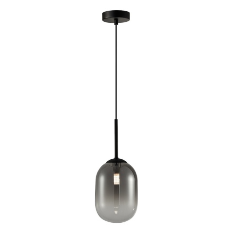 Lampa wisząca ALIAS - zwis 1xG9 czarna 12 cm Milagro