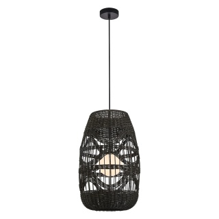 Lampa wisząca ARONA - zwis 1xG9 czarna 25 cm Milagro