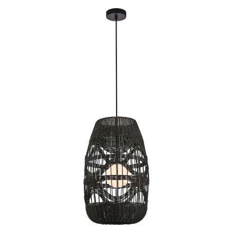 Lampa wisząca ARONA - zwis 1xG9 czarna 25 cm Milagro