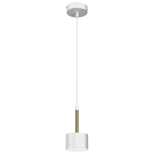 Lampa wisząca Arena - zwis 1xGX53 biało-złota Milagro