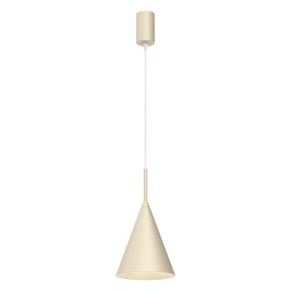 Lampa wisząca CAPITAL CREAMY Ø17cm - zwis 1xGX53 biała 17 cm Milagro