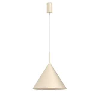 Lampa wisząca CAPITAL CREAMY Ø32cm - zwis 1xGX53 biała 32 cm Milagro