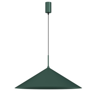 Lampa wisząca CAPITAL - zwis 1xGX53 zielona 60 cm Milagro