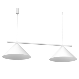 Lampa wisząca CAPITAL - zwis 2xGX53 biała 110 cm Milagro