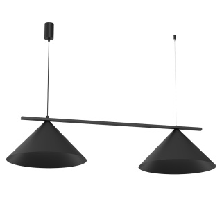Lampa wisząca CAPITAL - zwis 2xGX53 czarna 110 cm Milagro