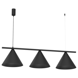 Lampa wisząca CAPITAL - zwis 3xGX53 czarna 110 cm Milagro