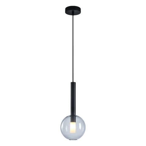 Lampa wisząca NIKO - zwis 1xG9 czarna 15 cm Milagro