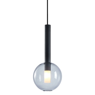 Lampa wisząca NIKO - zwis 1xG9 czarna 15 cm Milagro