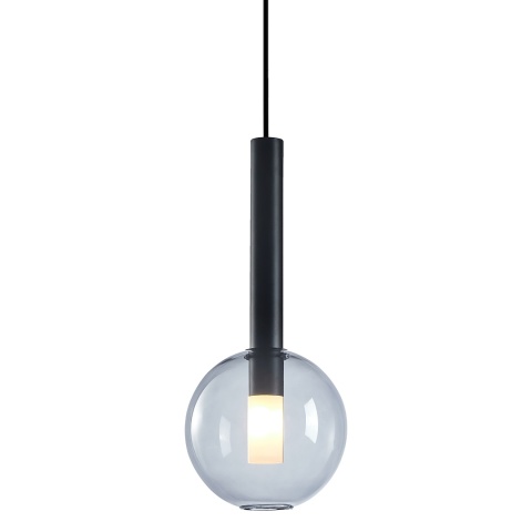 Lampa wisząca NIKO - zwis 1xG9 czarna 15 cm Milagro