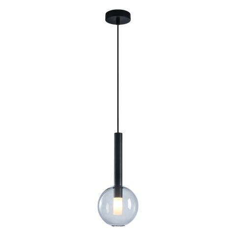 Lampa wisząca NIKO - zwis 1xG9 czarna 15 cm Milagro