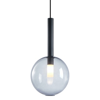 Lampa wisząca NIKO - zwis 1xG9 czarna 20 cm Milagro