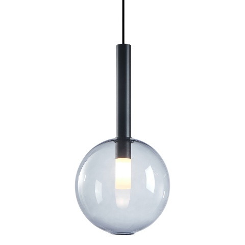 Lampa wisząca NIKO - zwis 1xG9 czarna 20 cm Milagro