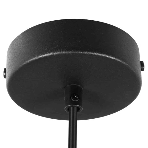 Lampa wisząca PIATTO Czarna 1xGX53 fi 450mm