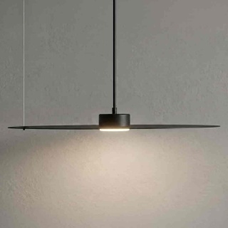 Lampa wisząca PIATTO Czarna 1xGX53 fi 550mm