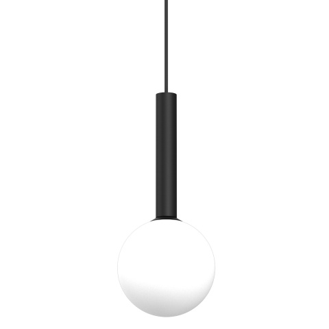 Lampa wisząca PLAY - zwis 1xG9 czarna 10 cm Milagro