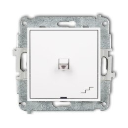 Mechanizm łącznika schodowego w stylu amerykańskim biały