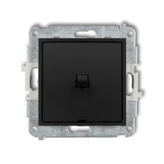Mechanizm łącznika jednobiegunowego w stylu amerykańskim czarny mat