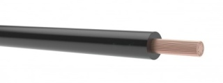 Przewód instalacyjny H07V-K (LgY) 1,5mm² linka CZARNY 1m