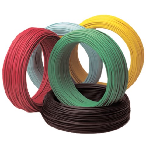 Przewód H07V-U (DY) 2,5mm² drut CZARNY