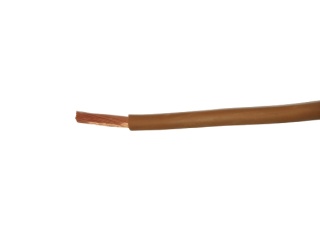 Przewód instalacyjny H05V-K (LgY) 1,5mm² linka BRĄZOWY 1m