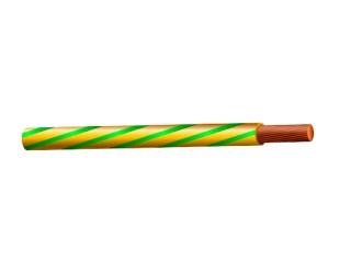 Przewód instalacyjny H07V-K (LgY) 1,5mm² linka ŻÓŁTO-ZIELONY 1m