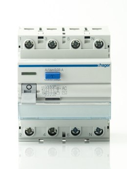 HAGER Wyłącznik różnicowoprądowy 3P+N 63A 30mA