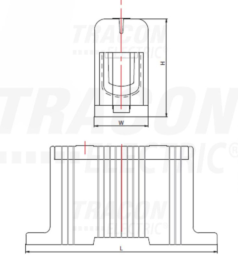Złączka kompaktowa na szynę żółto-zielona 1 x 95mm2