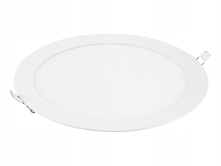 PANEL LED PODTYNKOWY 12W OKRĄGŁY BIAŁY NW