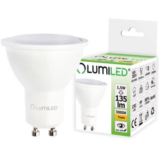 Żarówka LED GU10 1,5W = 15W 135lm 3000K Ciepła 120° LUMILED