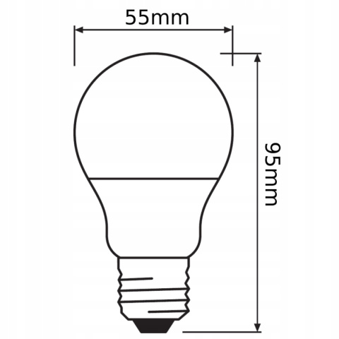Żarówka LED E27 5,5W 2700K OSRAM PARATHOM