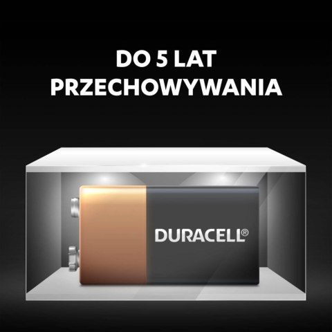 Baterie Alkaliczne Duracell Basic 6LR61 9V Blister 1szt