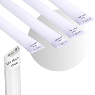 4x Lampa LED Panel 120cm do Garażu Warsztatu 36W IRON 36W 4000K