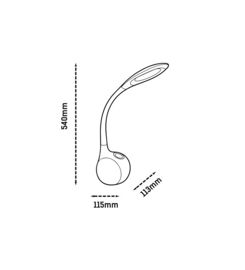 Lampka LED MAGIC I GREY