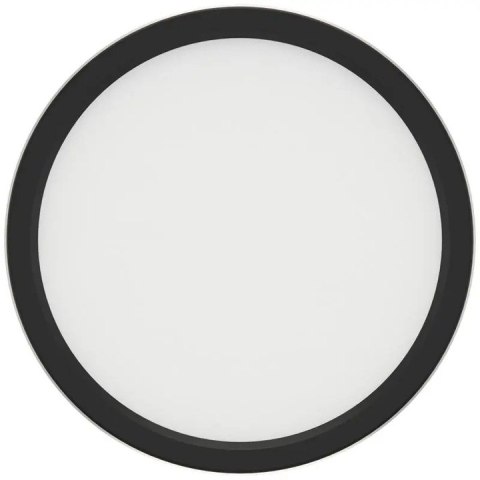 PANEL LED NATYNKOWY Plafon Sufitowy 18W Okrągły CZARNY