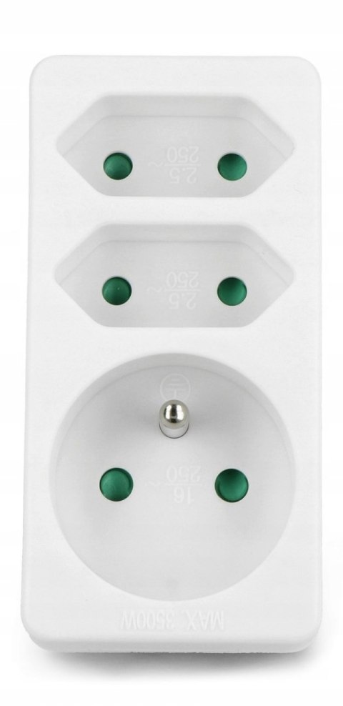 Rozgałęziacz potrójny do gniazdka sieciowego