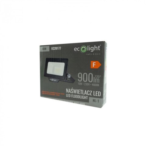 Naświetlacz Halogen LED 10W 900lm 4000K 2W1 Z Możliwością Podpięcia Czujnika PIR