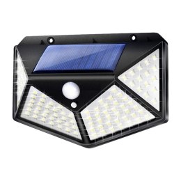 Naświetlacz Solarny LED Halogen Lampa 6500K IP65 Czujnik Ruchu i Zmierzchu