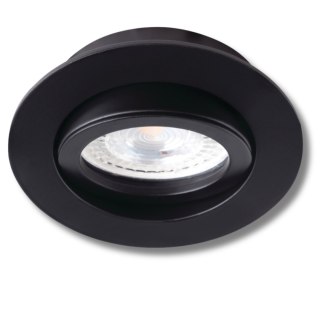 Oczko sufitowe ruchome Podtynkowe Czarne IP20 ALUMINIUM Super jakość