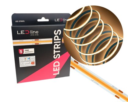 Rolka 5m LED line PRIME taśma LED 320 COB 24V 2700K 8W LEDLINE