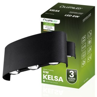 Lampa Ogrodowa Zewnętrzna Kinkiet Elewacyjny 6W LED IP54 Góra Dół 240lm
