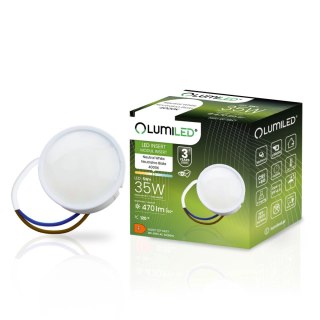 Wkład do Opraw LED Moduł INSERT Mleczny 5W = 35W 120° 470lm 4000K Neutralna
