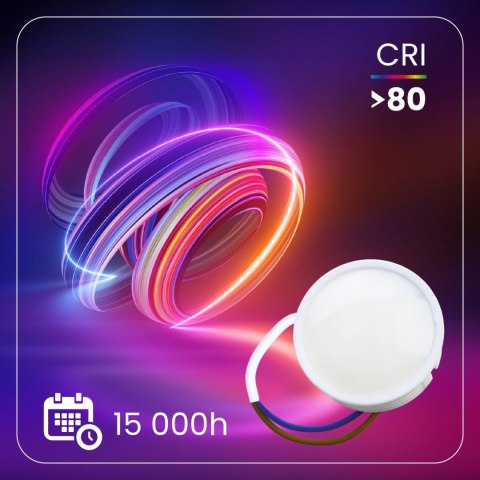 Wkład do Opraw LED Moduł INSERT Mleczny 5W = 35W 120° 470lm 6500K Zimna