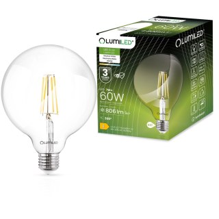 Żarówka Dekoracyjna Kula LED E27 G125 7W = 60W 806lm 4000K Neutral Filament