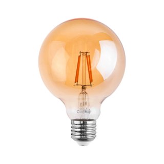 Żarówka Dekoracyjna Kula LED E27 G95 6W = 50W 660lm 2000K Ciepła Filament