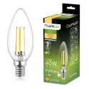 Żarówka LED E14 B35 4W = 40W 470lm 3000K Ciepła 360° Filament Świeczka