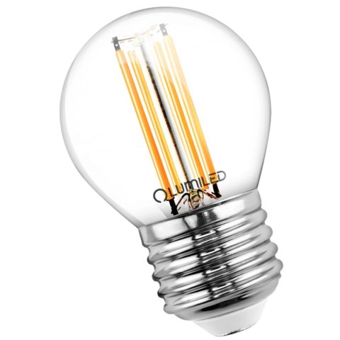 Żarówka LED E27 P40 Filament 4W = 40W 470lm 3000K Ciepła 360° Kulka