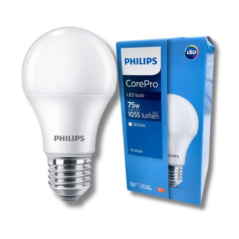 Żarówka LED E27 Philips CorePro 10W = 75W 3000K Ciepła 1055lm