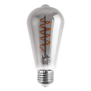 Żarówka LED EDISON E27 ST64 6W = 50W 420lm 2200K Ciepła 360° Filament